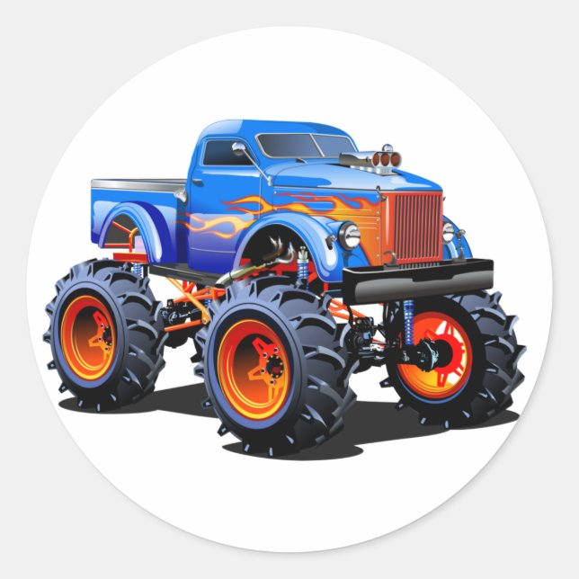 Adesivo Redondo Cartoon (Frente)