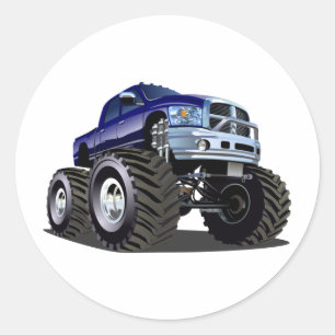 Adesivo Redondo Cartoon