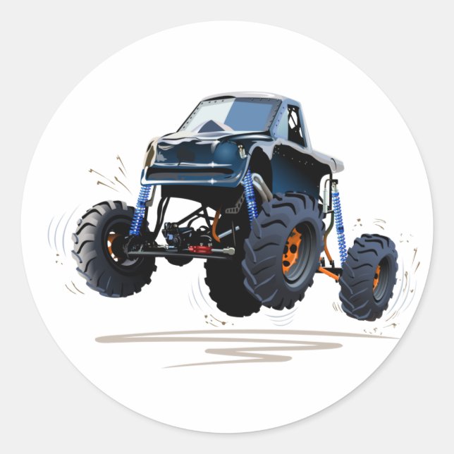 Adesivo Redondo Cartoon (Frente)