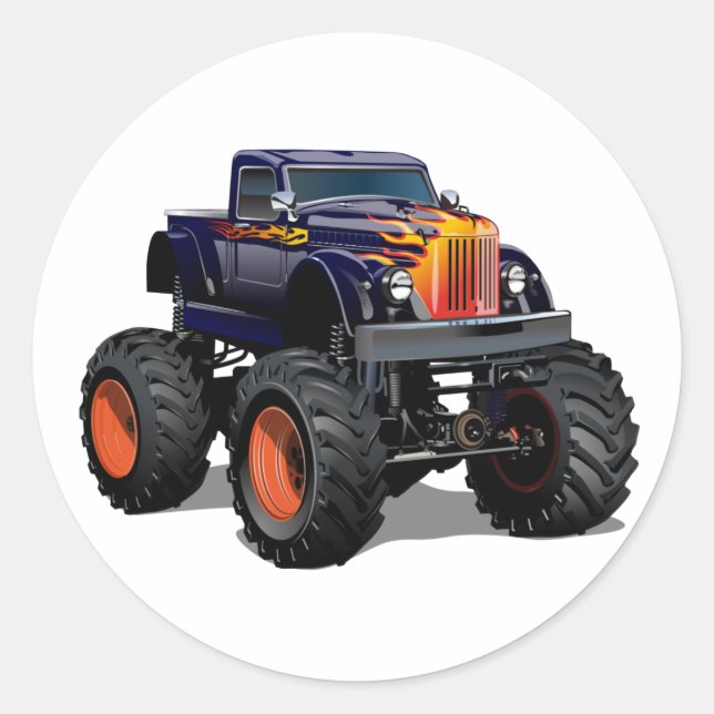 Adesivo Redondo Cartoon (Frente)