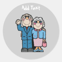Cartoon de Avô Personalizado Engraçado