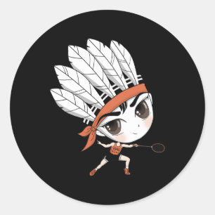 Adesivo Redondo Cartoon de Brincon de Bíbliton Birdie