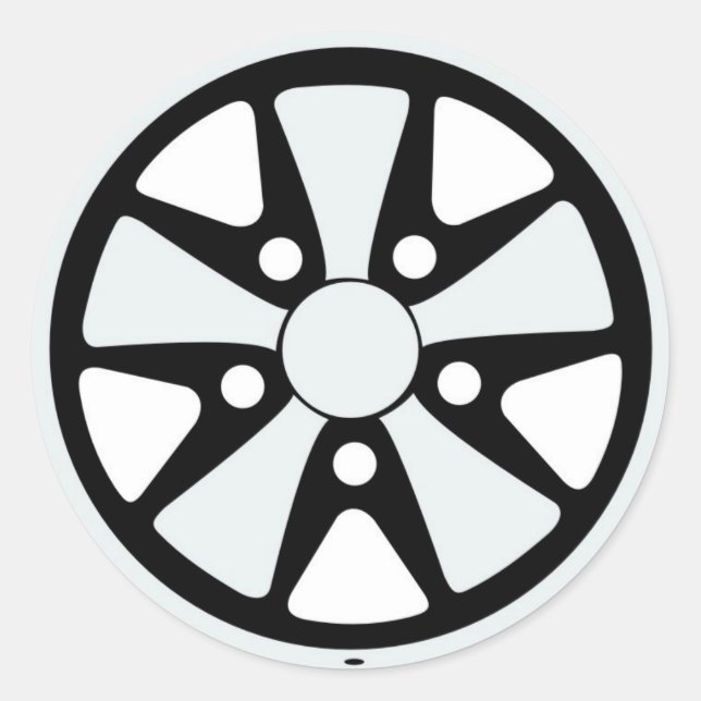 Adesivo Redondo Cartucho de 5 parafusos (Frente)