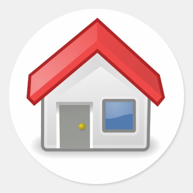 Adesivo Redondo Casa / Casa / Tango (Frente)