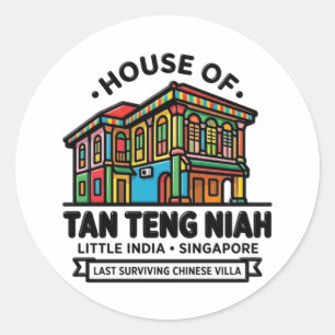 ADESIVO REDONDO CASA DE TAN TENG NIAH