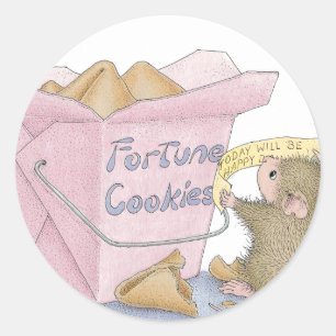 Adesivo Redondo Casa-Rato Designs® -