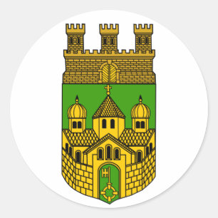 Adesivo Redondo Casaco de Armas de Recklinghausen, Alemanha