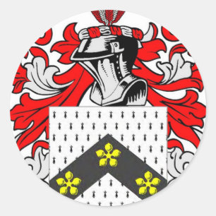 Adesivo Redondo Casaco de armas do Hatfield