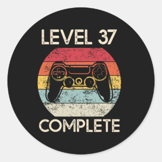 Adesivo Redondo Casais de aniversário de casamento Marido Gamer Mã