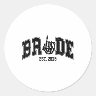 Adesivo Redondo Casais de Dia das Bruxas Sagradas 2025 M