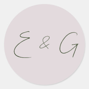 Adesivo Redondo casamento