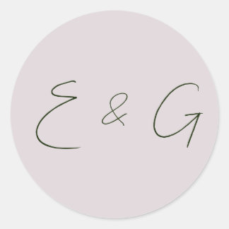 Adesivo Redondo casamento