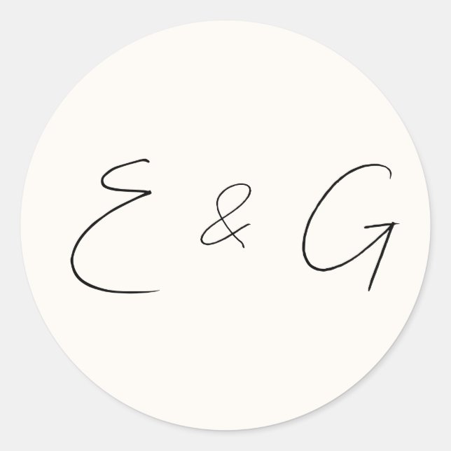 Adesivo Redondo casamento (Frente)