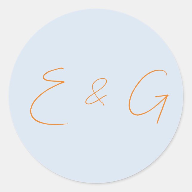 Adesivo Redondo casamento (Frente)