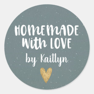 Adesivo Redondo Casamento Azul E Bonito Com Amor