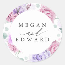 Casamento Botânico Púrpura e Rosa