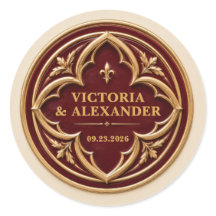 Casamento Burgundy e Dourado Personalizado