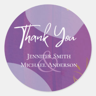 Adesivo Redondo Casamento com Abstrato moderno japonês escandinavo