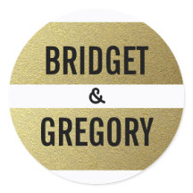 Casamento com tiras de folhas douradas