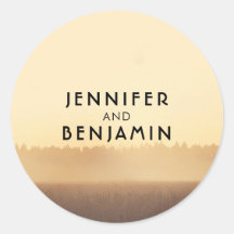 Casamento da Noite da Rússia nos Campos Sunset