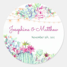 Casamento das Luzes das Cordas do Cactus Succulent