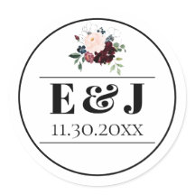 Casamento de Florais Escuro Elegante