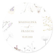 casamento de flores silvestres delicadas