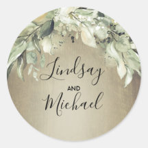 Casamento de madeira do País Russo Greenery