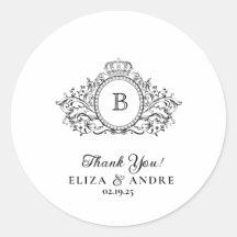 Casamento de Monograma Elegante