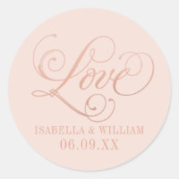 Casamento de Monograma em Rosa Dourado com Letra d