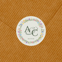 Casamento de Monograma Russo Moderno