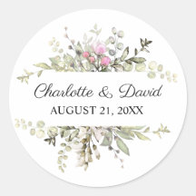 Casamento de Rosas Rosa Floral de Watercolor