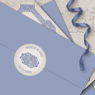 Adesivo Redondo Casamento do Jogador Céltico Viking