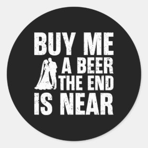 Adesivo Redondo Casamento do Partido de Suprimentos para Solteiros