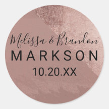 Casamento do Triângulo Foil Faux Dourado Moderno R