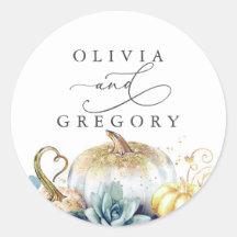 Casamento Dourado de Pumpkins Greenery