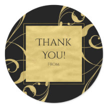 Casamento Elegante Floral Redemoinho Preto e Doura