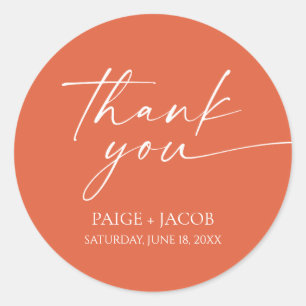 Adesivo Redondo Casamento Elegante Minimalista Moderno Verona Suns