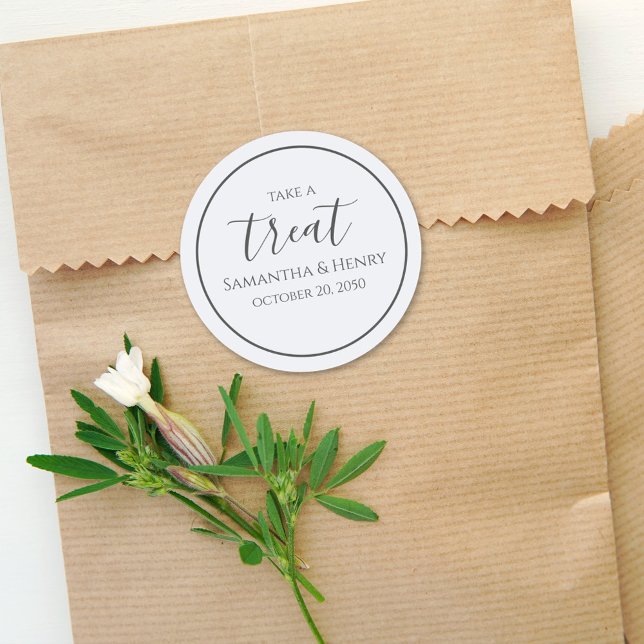 Adesivo Redondo Casamento Escrito Caligráfico Simples Azul Claro P (Criador carregado)