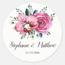 Casamento Floral de Cor de Água das Orquídeas Rosa