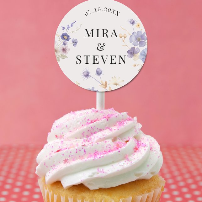 Adesivo Redondo Casamento floral russo da boêmia (Criador carregado)