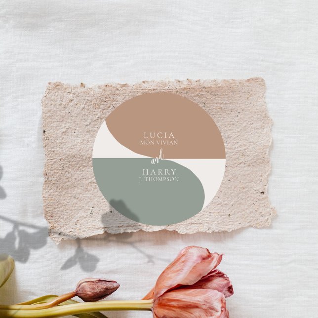 Adesivo Redondo Casamento Louco Agora (Criador carregado)