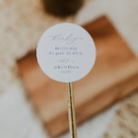 Adesivo Redondo Casamento Minimalista Costeiro CAPE COD Obrigado<br><div class="desc">CAPE BACALHAU Mínimo Azul Costeiro,  obrigado de casamento que você favorece o adesivo.</div>