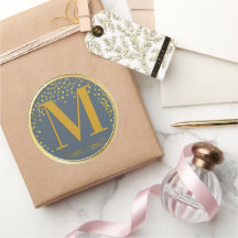 Casamento Moderno de Confetti Azul e Dourado