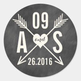 ADESIVO REDONDO CASAMENTO MODERNO DE PAINEL DE CALÇADO