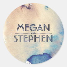 Casamento Moderno de Vintage Beach WaterColor