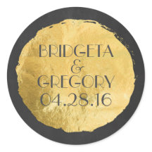 Casamento Moderno Gold Foil