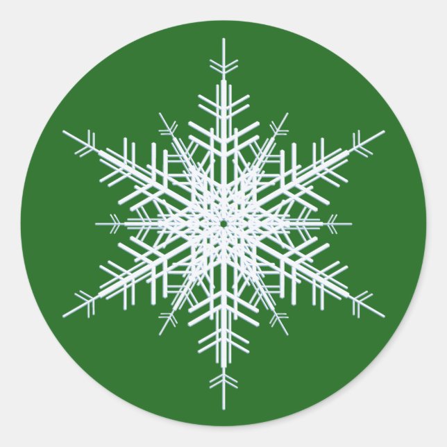 Adesivo Redondo Casamento no inverno (Frente)