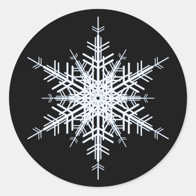 Adesivo Redondo Casamento no inverno (Frente)