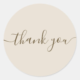Adesivo Redondo Casamento Obrigado Stickers